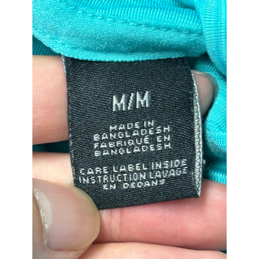 Marmot Womens Full Zip Performance Jacket Turquoise Space Dye Thumbholes M - Picture 4 of 10